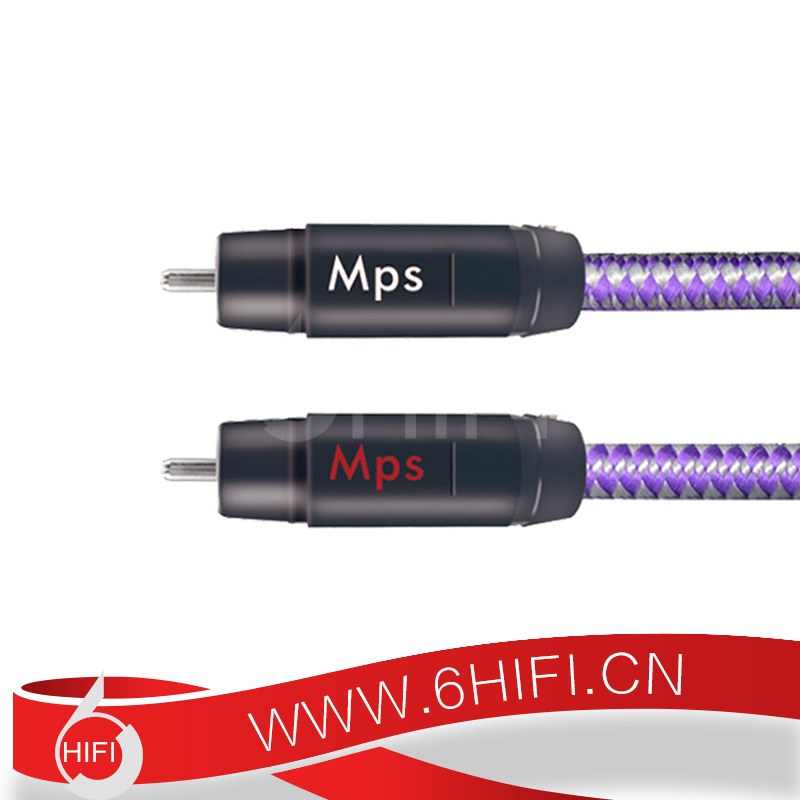 臺灣 MPS SGP-222R 紫銅鍍銠3μ插頭 6N單晶銅鍍銀線【全新行貨】