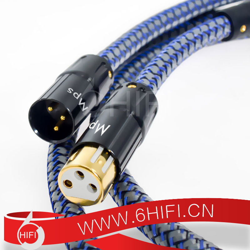 臺灣 MPS SGP-248XLR 黃銅鍍金3μ插頭 6N單晶方芯銅鍍銀線 XLR平衡線【全新行貨】