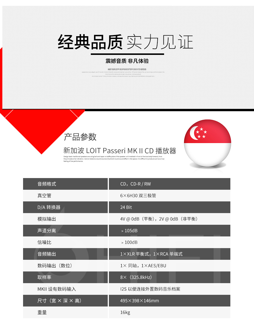 LOIT Passeri MK II CD,LOIT CD播放器,電子管CD機
