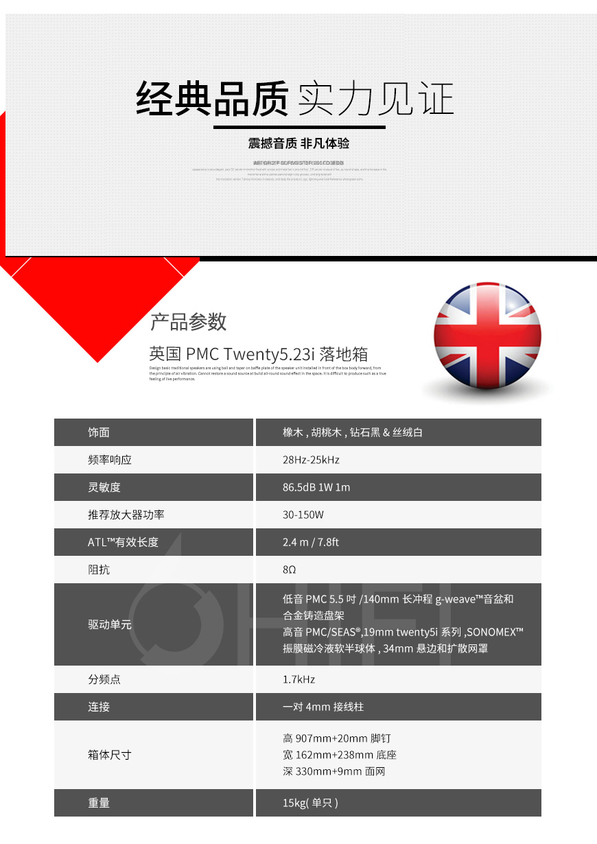 英國 PMC Twenty5.23i 落地箱,PMC Twenty5.23i 落地箱,英國 PMC Twenty5.23i,英國 PMC