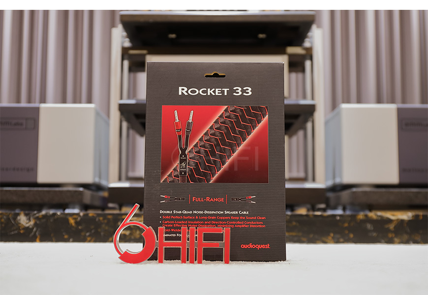 美國 AQ 線圣 AudioQuest ROCKET火箭系列 33 音箱線,線圣 ROCKET火箭系列 33 音箱線,美國 AudioQuest ROCKET 33,美國 AQ