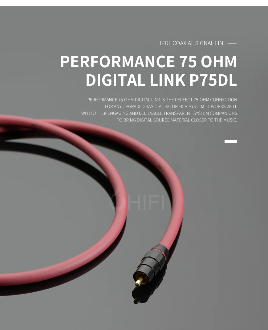 美國 Transparent 天仙配 Performance 75 Ohm Digital Link P75DL 同軸信號線 數碼線