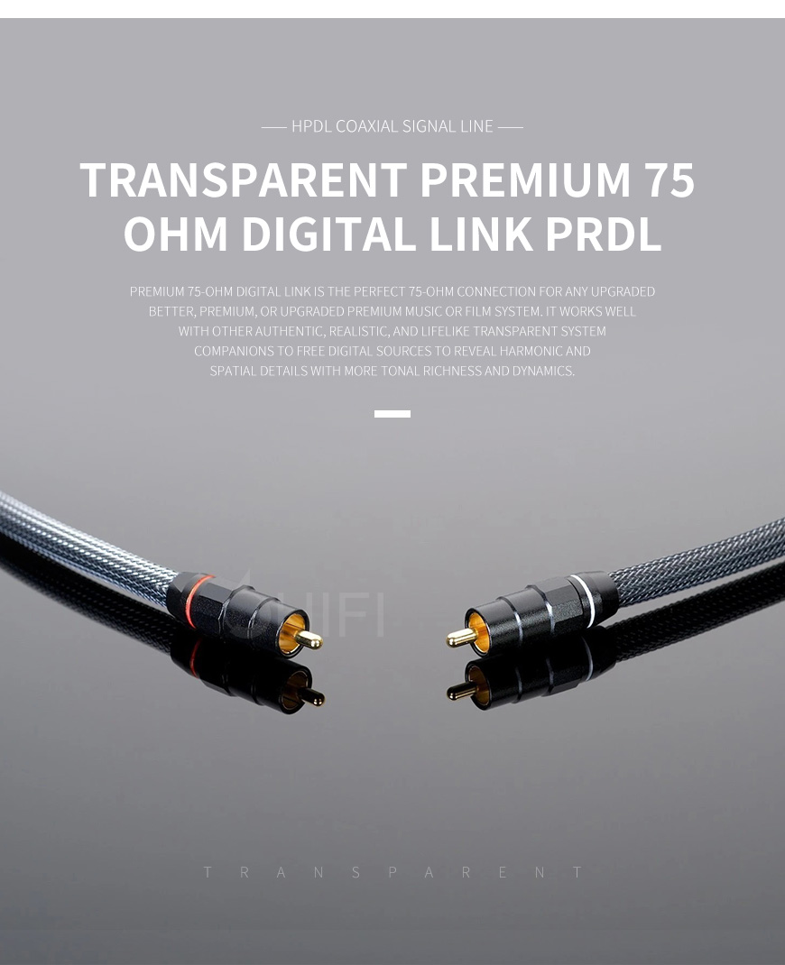 美國 Transparent 天仙配 Premium 75 Ohm Digital Link PRDL 同軸信號線 數碼線