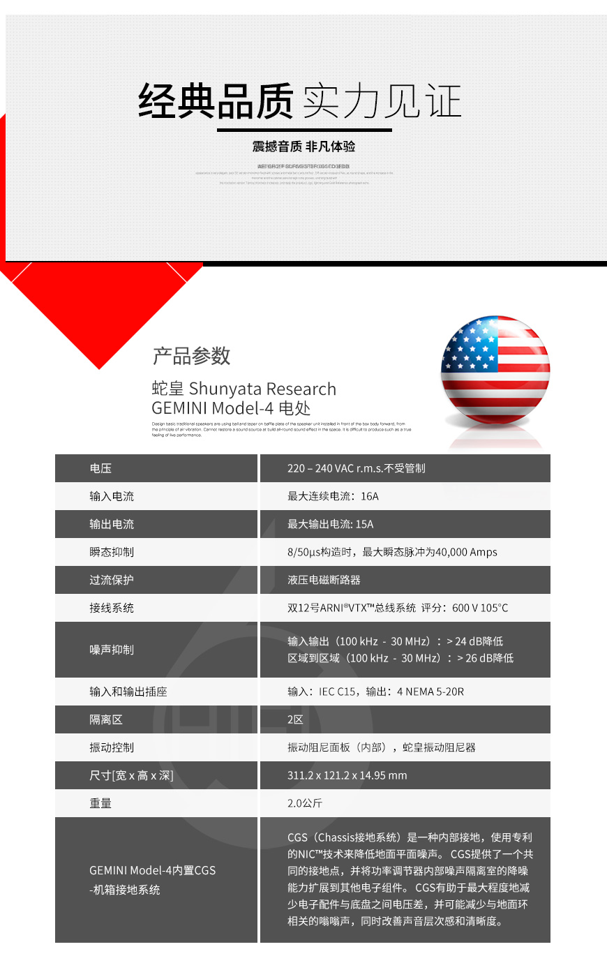 蛇皇,Shunyata Research,GEMINI,電源處理器,電源,處理器,濾波器