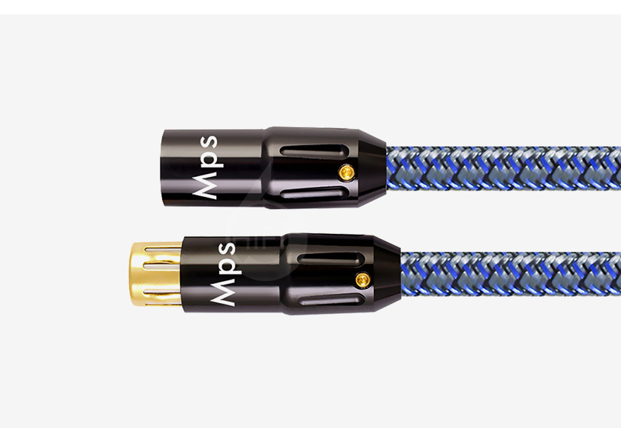 臺灣,MPS,SGP-248XLR,黃銅鍍金,3μ插頭,6N單晶方芯銅,鍍銀線,XLR平衡線